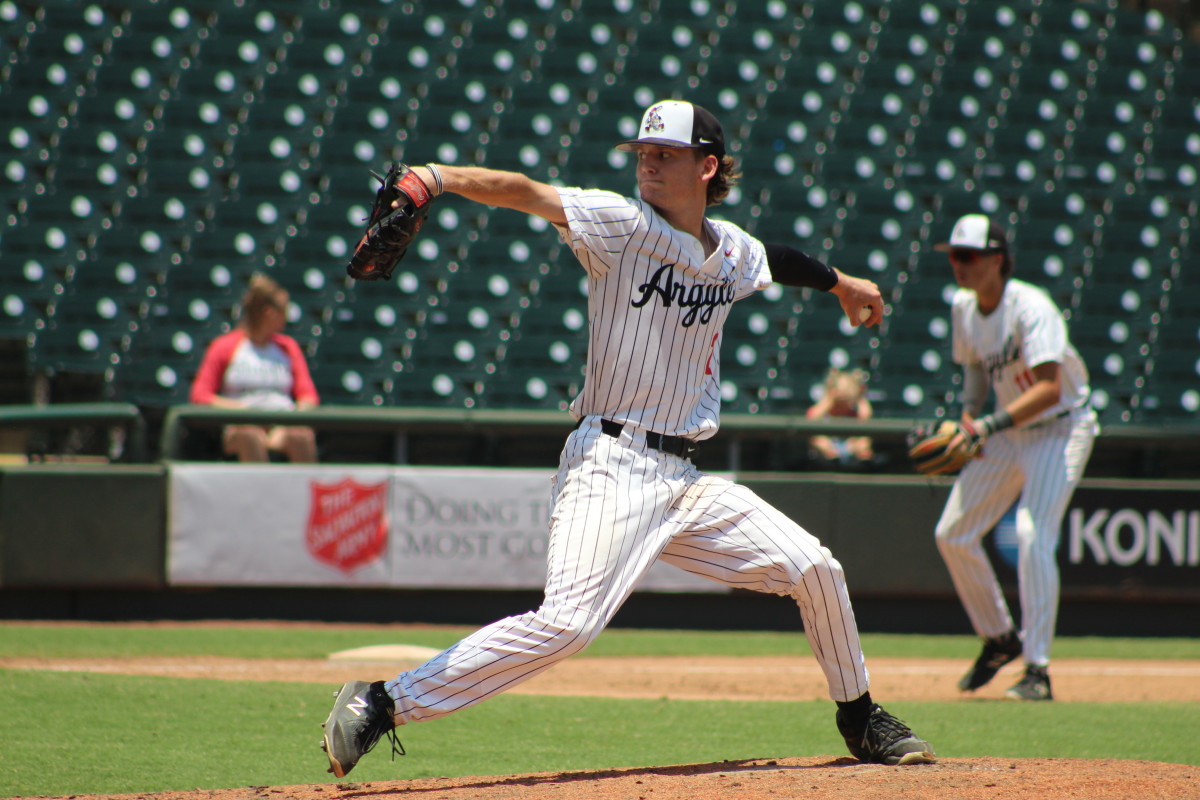 Magnolia West Argyle 5A UIL state championship Texas baseball playoffs 061023 Andrew McCulloch 180
